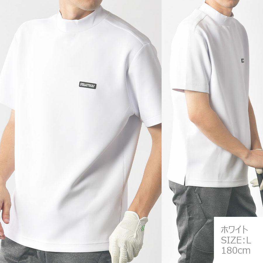 楽天市場】【送料無料】ストレッチ モックネック Tシャツ メンズ