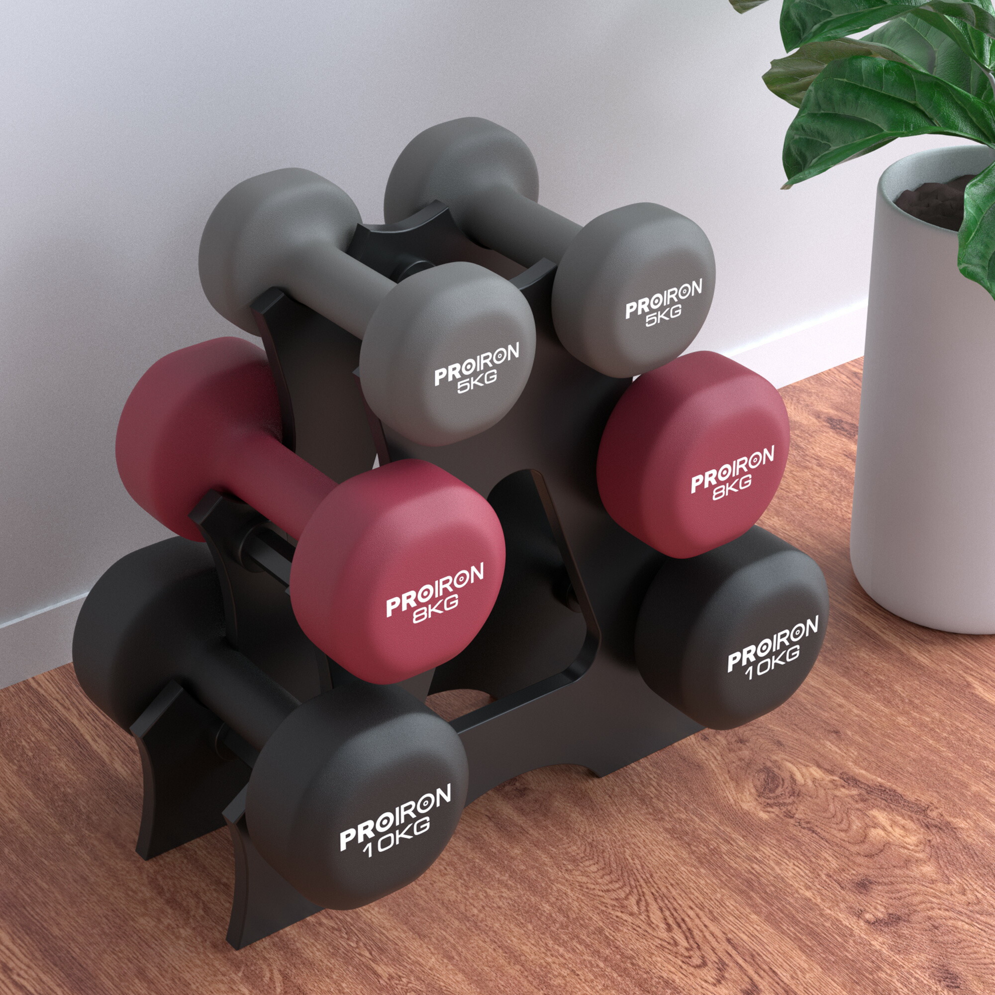 楽天市場】PROIRON ダンベルスタンド ウェイト収納スタンド ダンベル