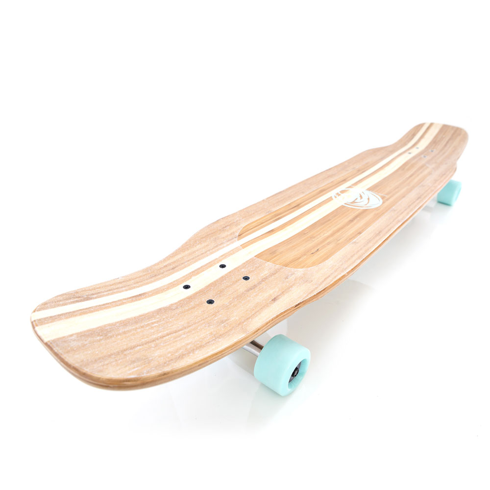 楽天市場】在庫一掃 セール！ロング スケートボード ホワイト ウェーブ