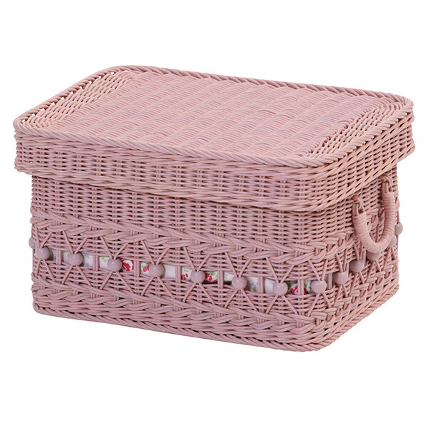 楽天市場】ピンク（素材（日用品・文房具）籐）（かご・バスケット