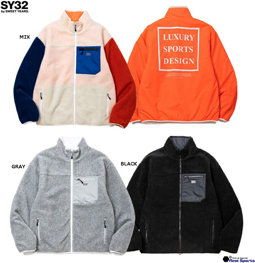 楽天市場】【SY32 by SWEET YEARS】24FW REVERSIBLE SHEEP BOA JK