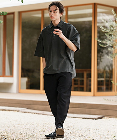 楽天市場】【CAMBIO(カンビオ)】ストレッチサルエルテーパードパンツ