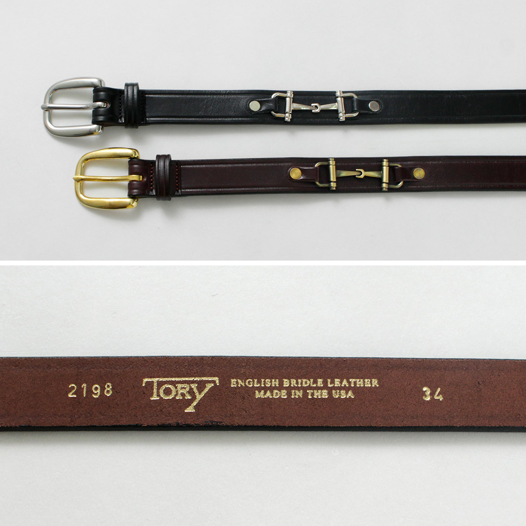 楽天市場】TORY LEATHER（トリーレザー） ビットベルト / メンズ 本革