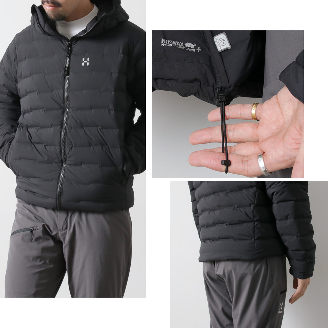 楽天市場】HAGLOFS（ホグロフス） スピッツ ダウン フード ジャケット