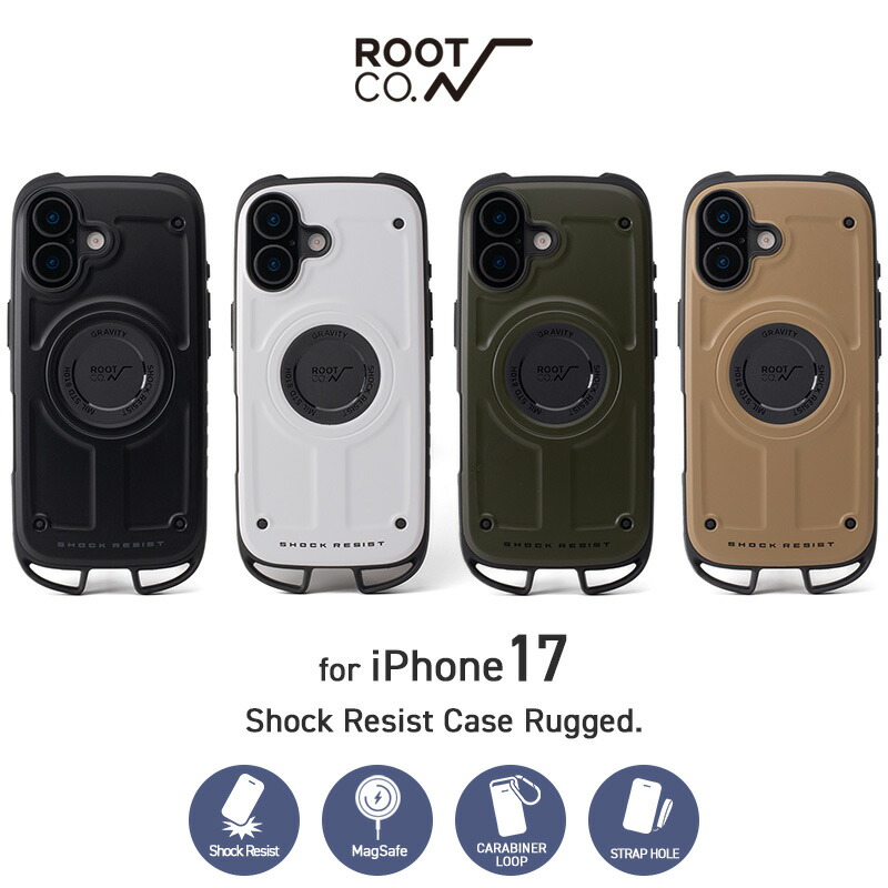 楽天市場】【ROOT CO.】[iPhone17専用]GRAVITY Shock Resist Case