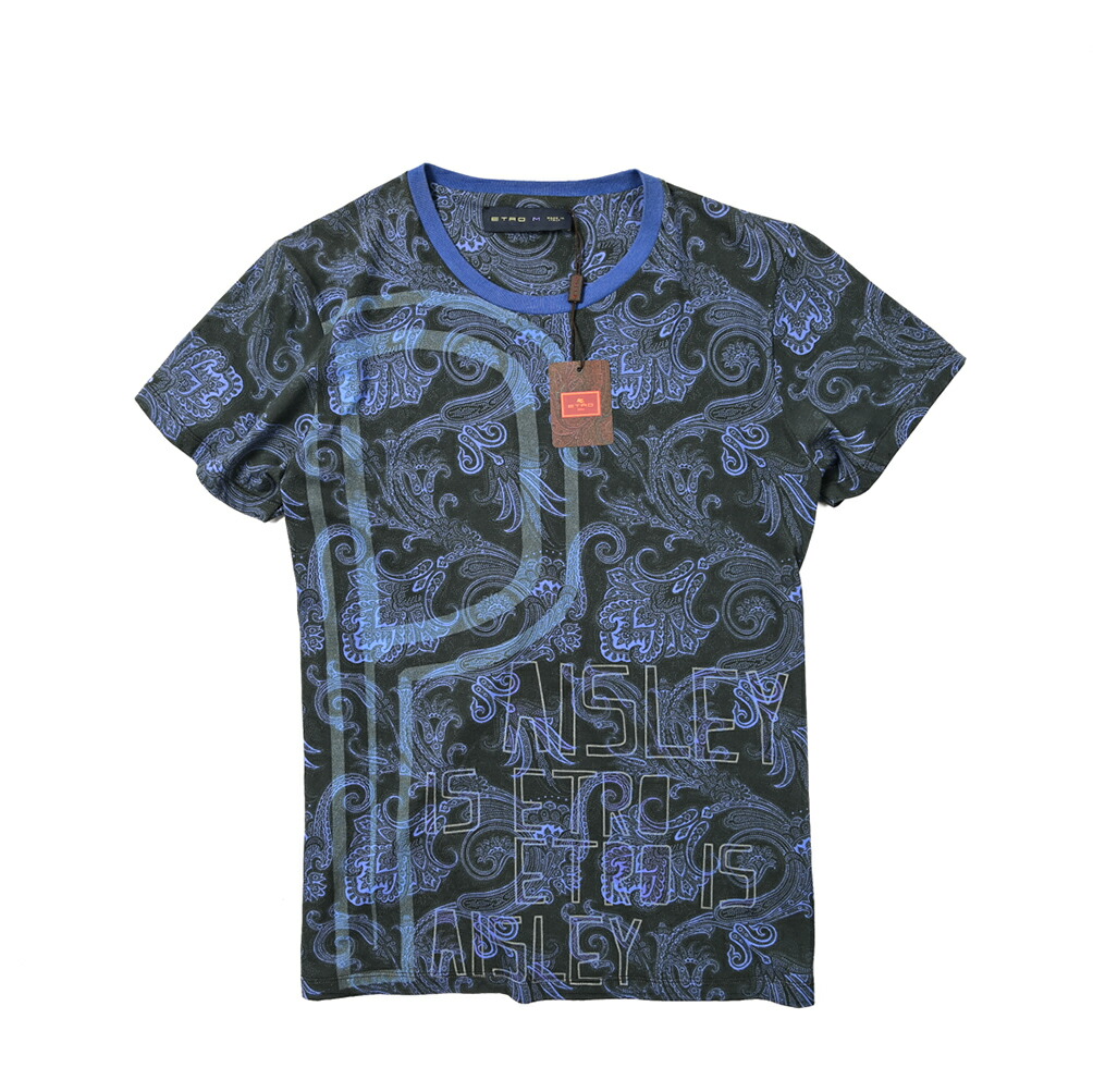 楽天市場】エトロ ETRO Tシャツ クルーネック 半袖 春夏 メンズ