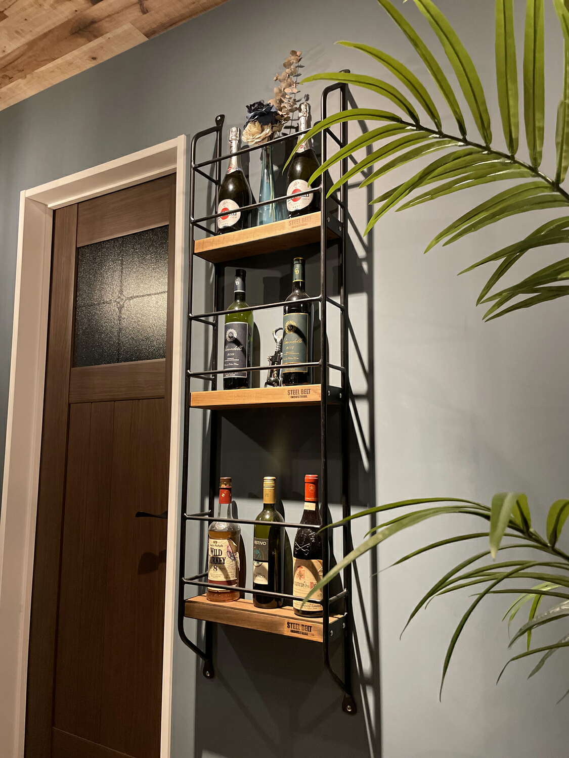 楽天市場】ウォールラック ウォールシェルフ スチール 棚 アイアン