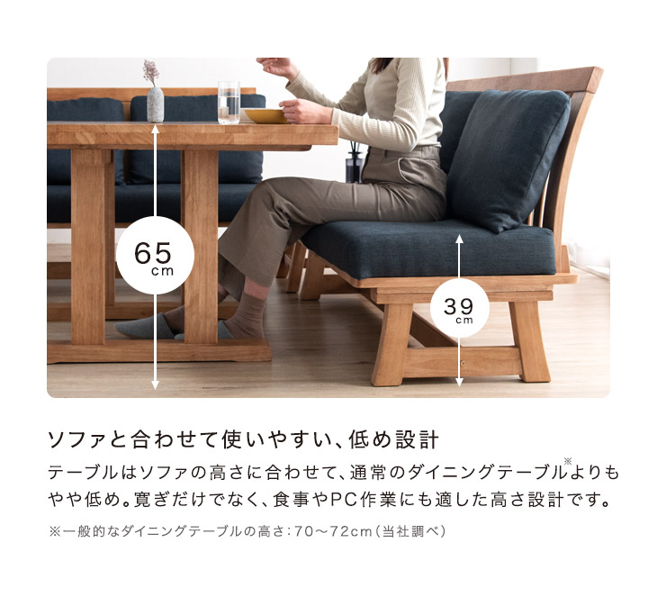 楽天市場】【20時~クーポン3%引】 和モダン ソファダイニング 4点