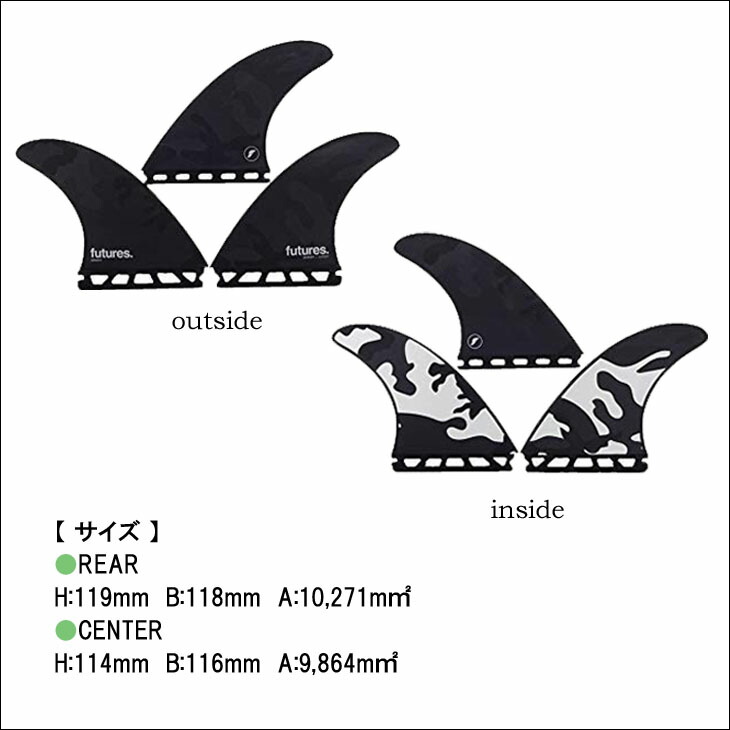 楽天市場】futures. フューチャー フィン RTM HEX JORDY L CAMO