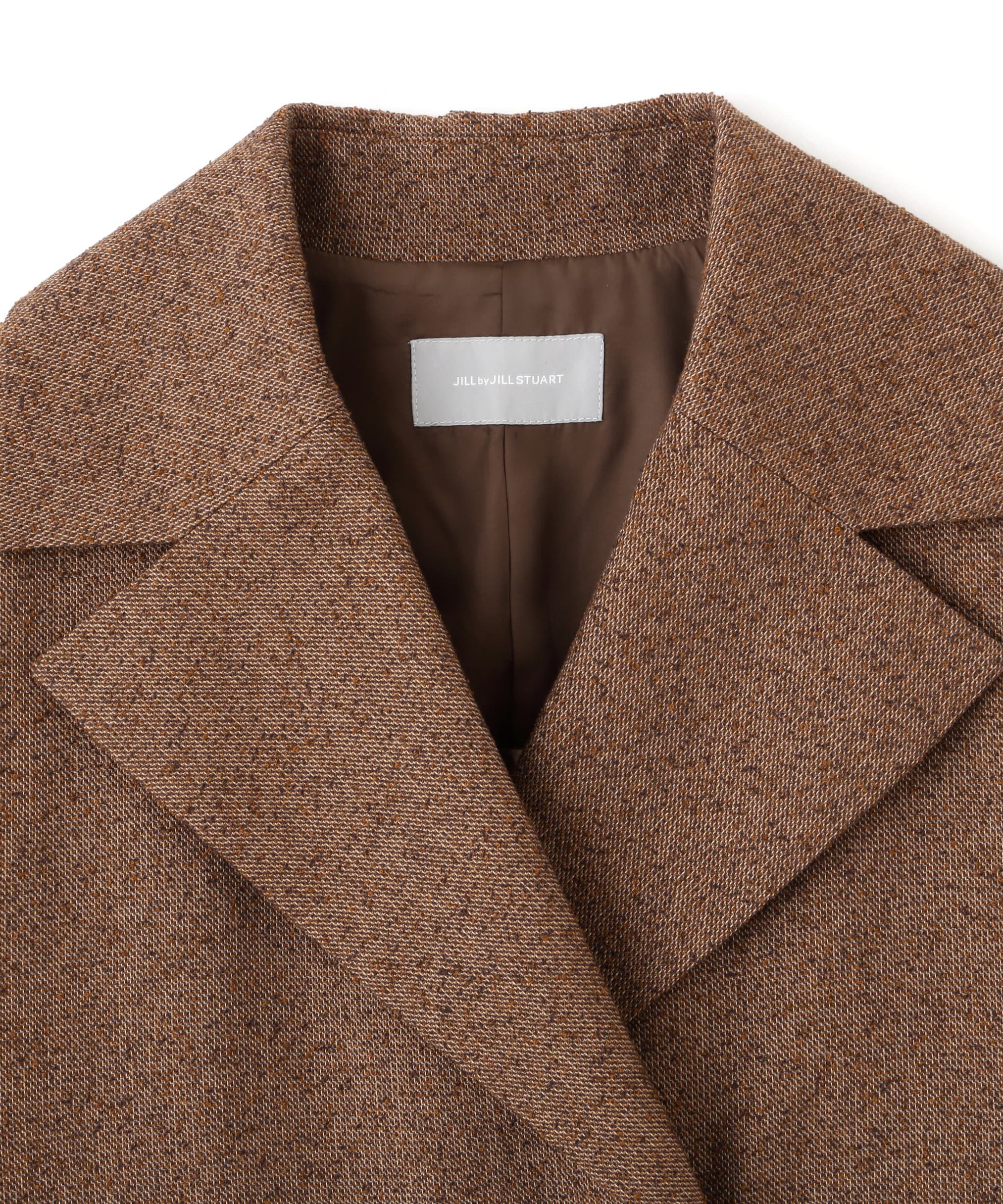 JILL by JILL STUART｜ネップツイードビッグカラージャケット
