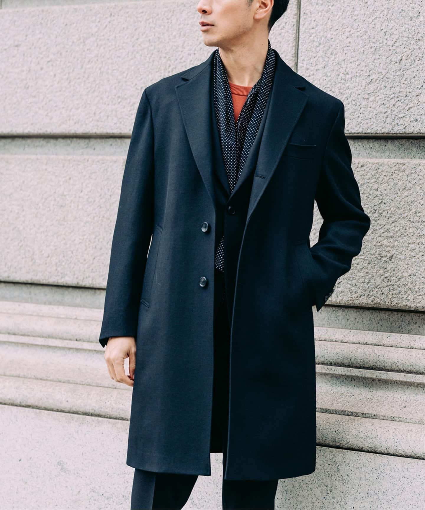 EDIFICE｜ウール ギャバジン チェスター コート | Rakuten Fashion