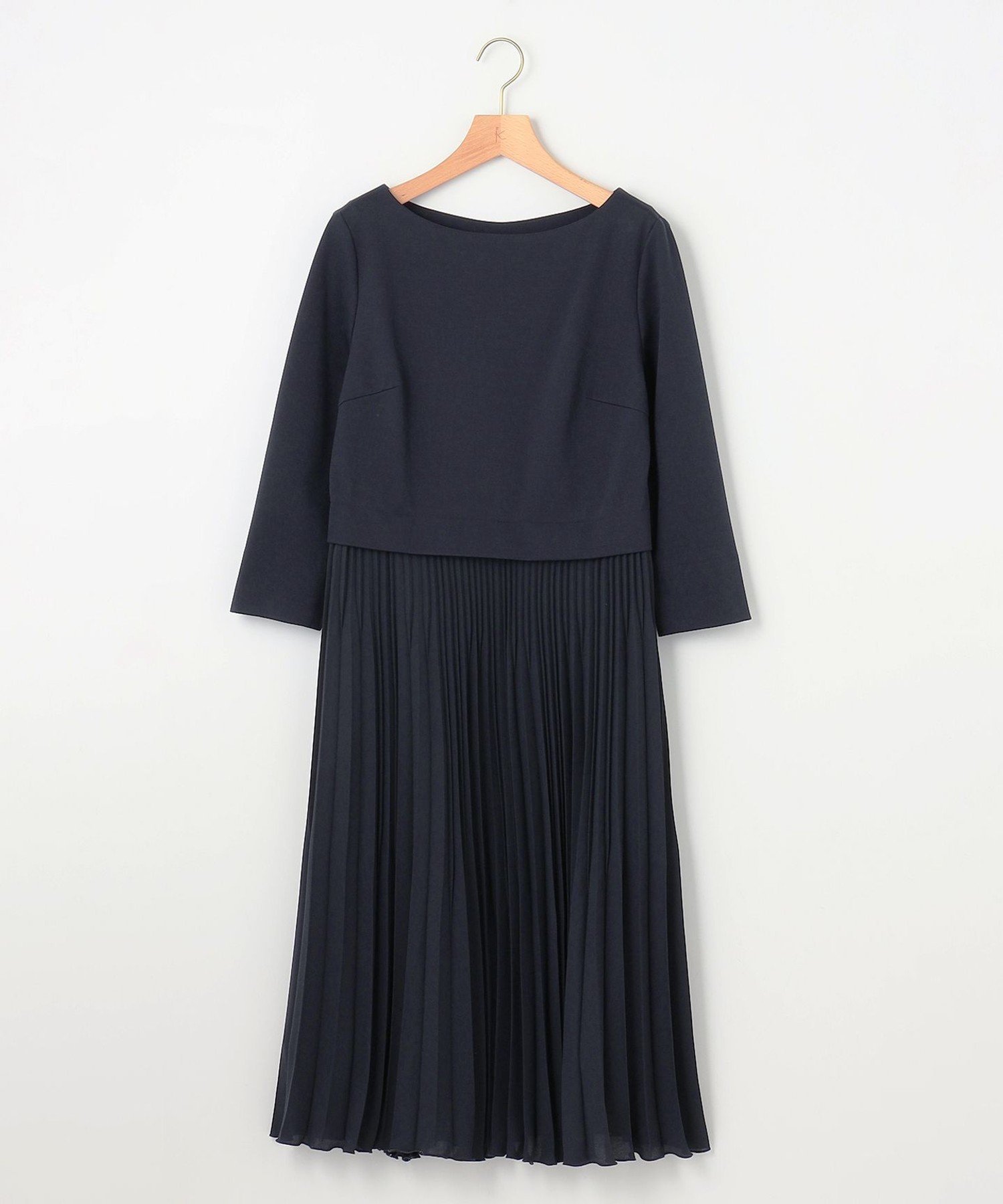 組曲｜【KUMIKYOKU NAVY】ジャージーコンビプリーツ ワンピース