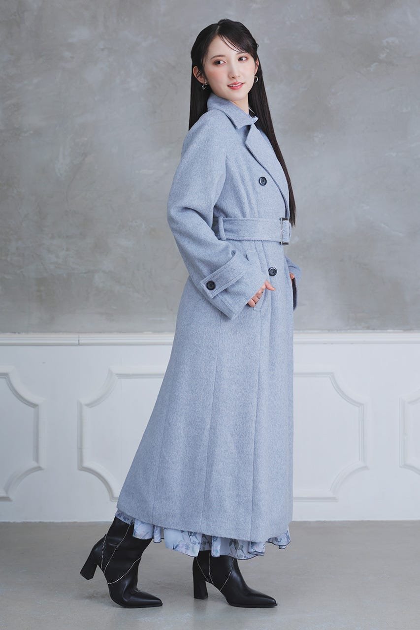 rienda｜ダブルカラーシェイプドチェスターコート | Rakuten Fashion