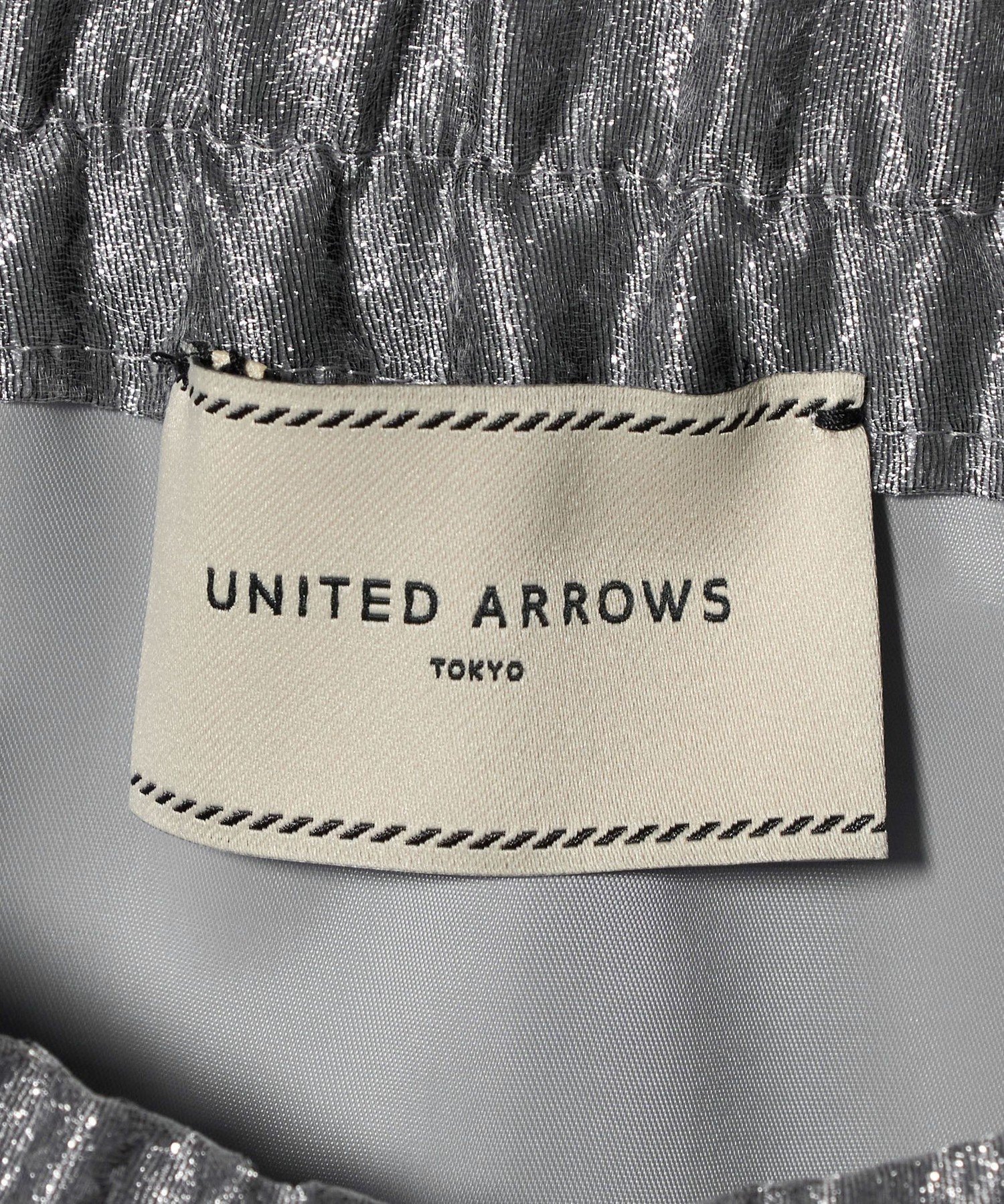 UNITED ARROWS｜スケルトン シャイン ジャガード スカート