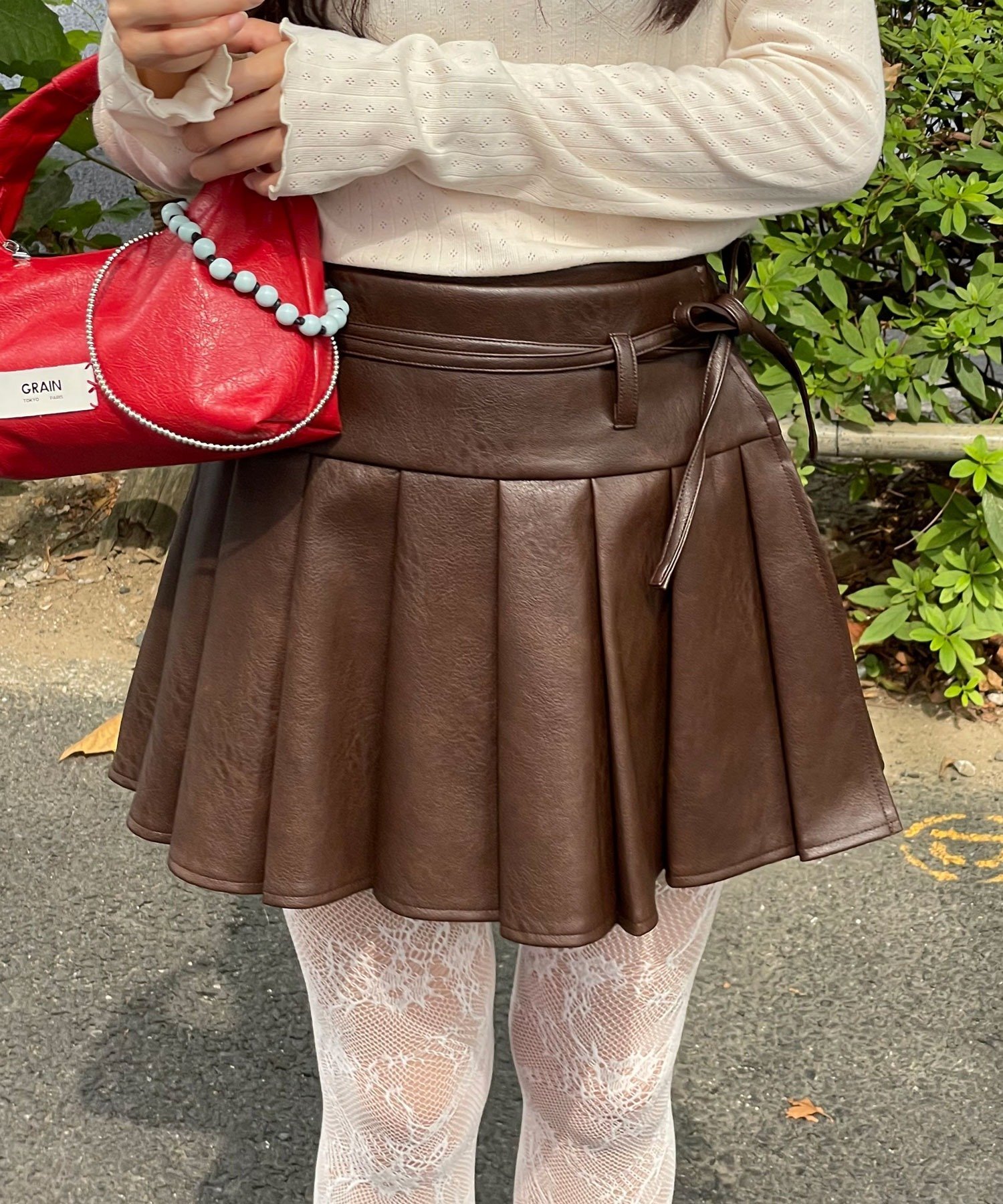 PAL GROUP OUTLET｜【Ciaopanic】レザープリーツラップミニスカート