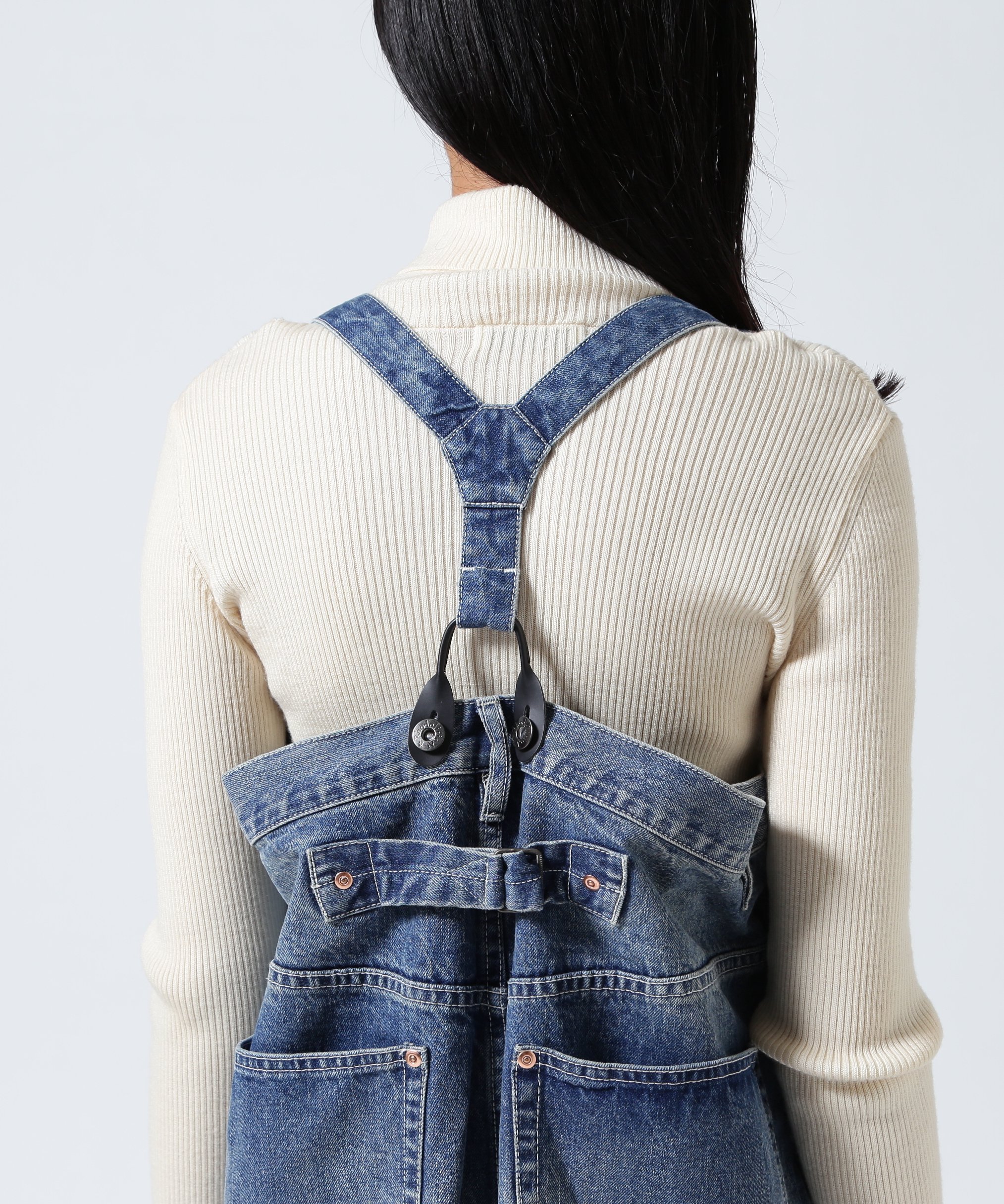 BEAVER｜RHODOLIRION/ロドリリオン 5Pockets Suspender Pants - Denim