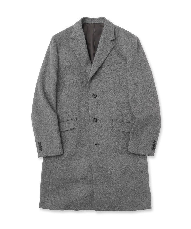 TAKEO KIKUCHI｜ウールカシミヤブレンド チェスターコート | Rakuten