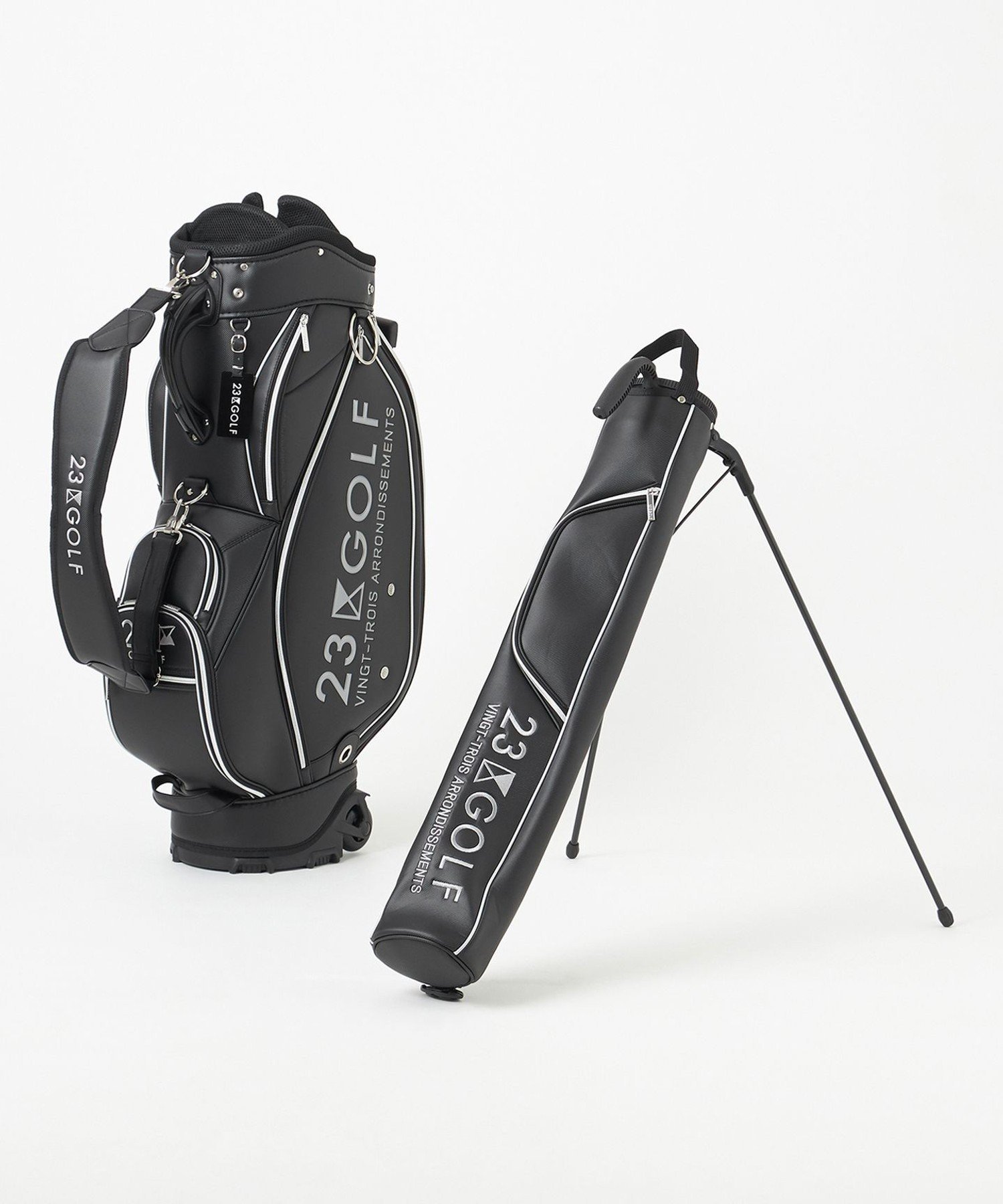 23区GOLF｜【UNISEX】セルフスタンドバッグ内蔵キャディバッグ