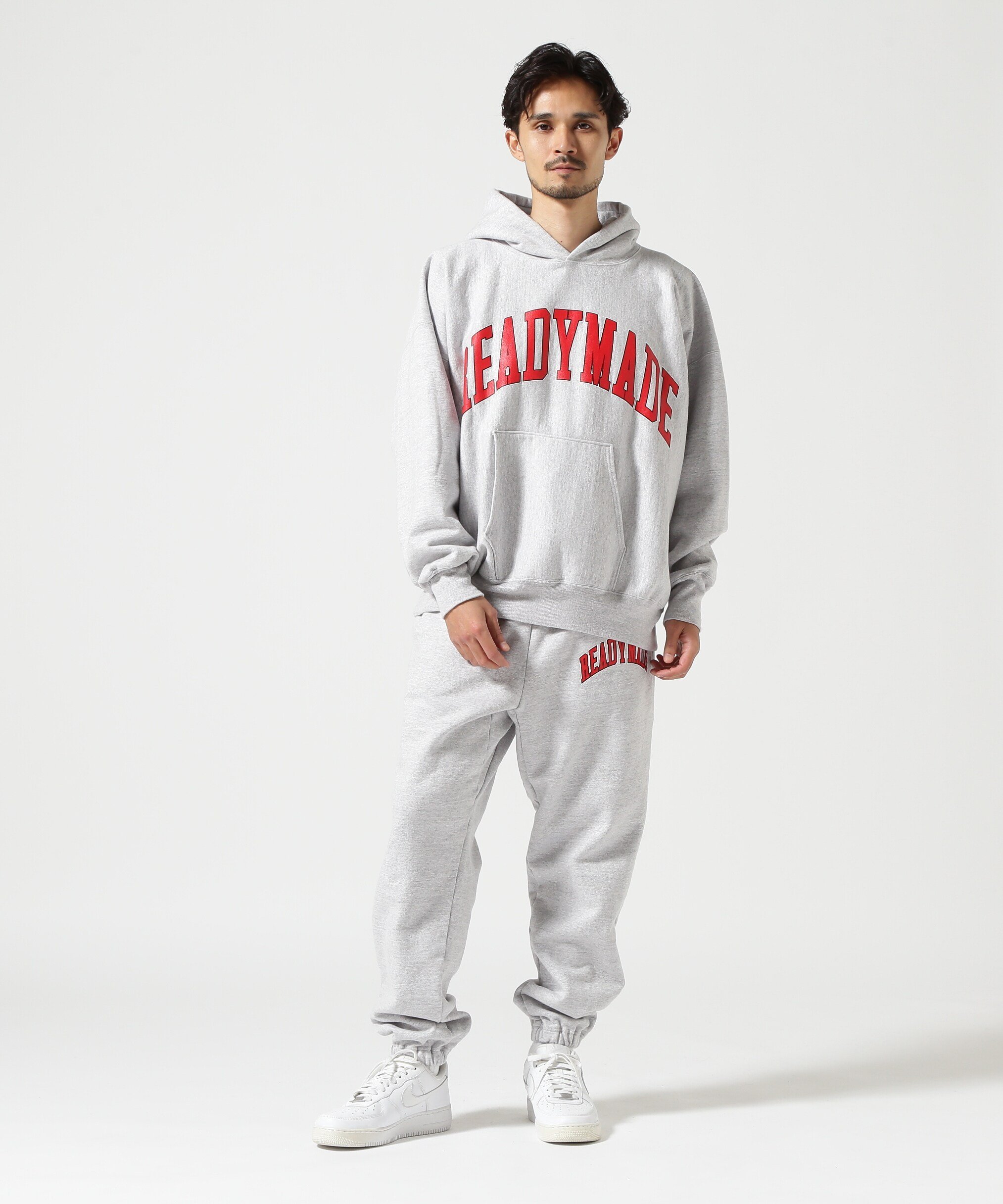 ROYAL FLASH｜READYMADE/レディーメイド/HOODIE ARCH LOGO/GRAY