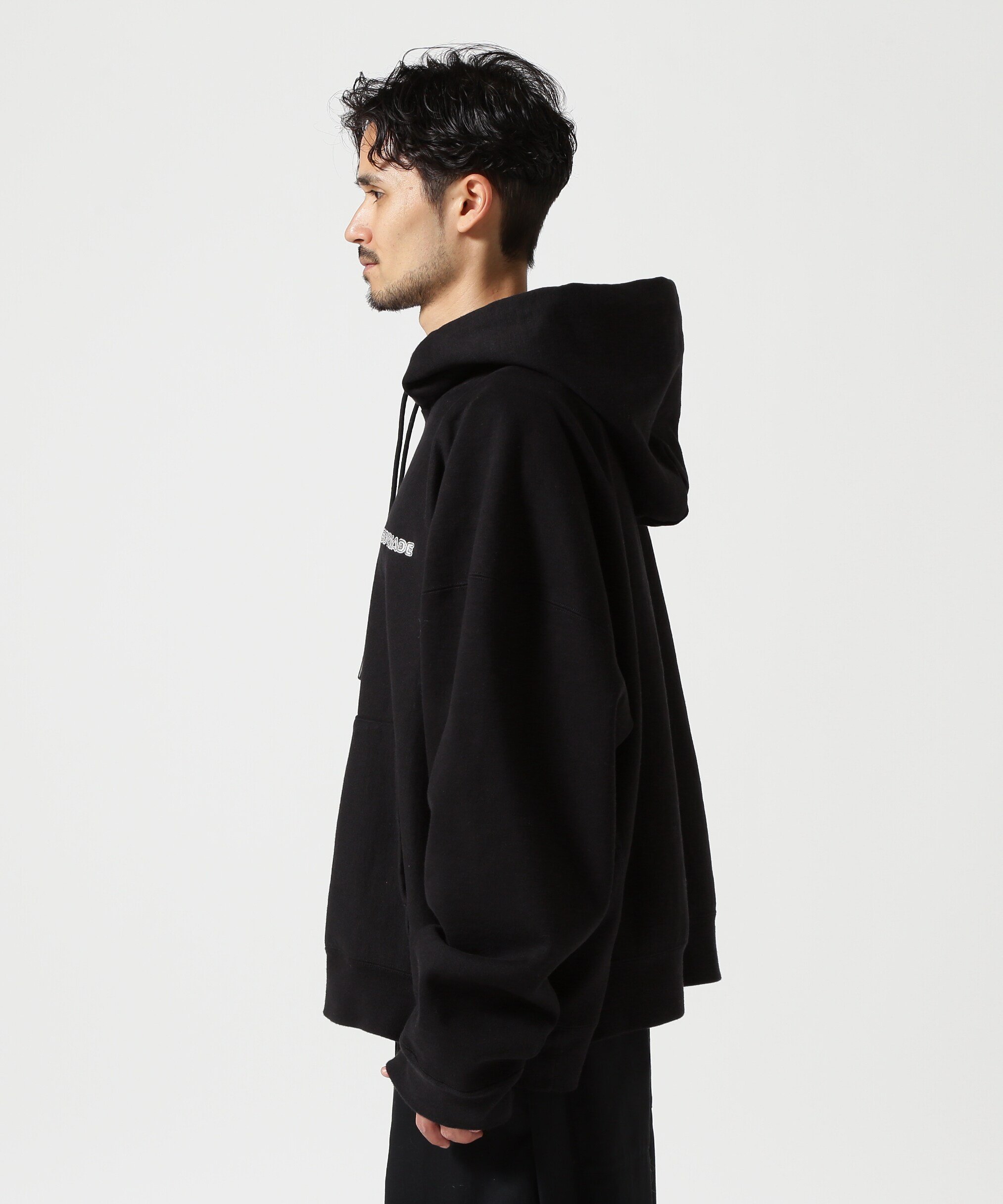 ROYAL FLASH｜READYMADE/レディーメイド/BIG HOODIE LOGO/BLACK