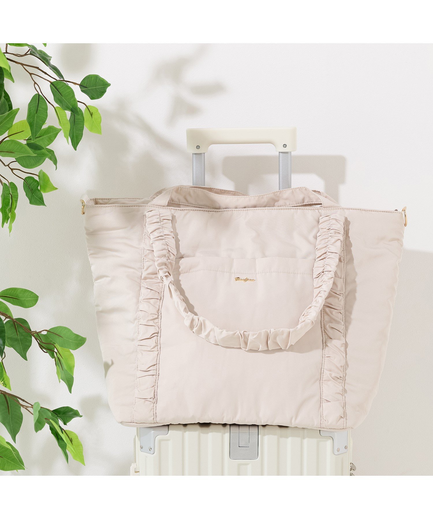 Francfranc｜クラシックフラワー トラベルバッグ 撥水加工 旅行