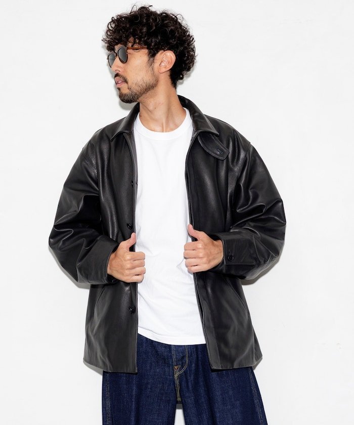 FREAK'S STORE｜Calf Leather ミニマル カーコート 25AW | Rakuten
