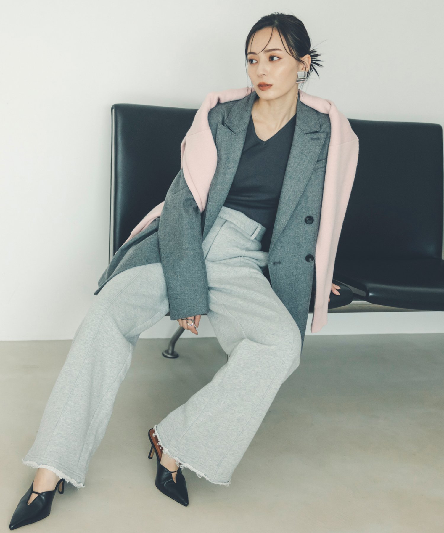 anuans｜ステートメントウールオーバージャケット | Rakuten Fashion