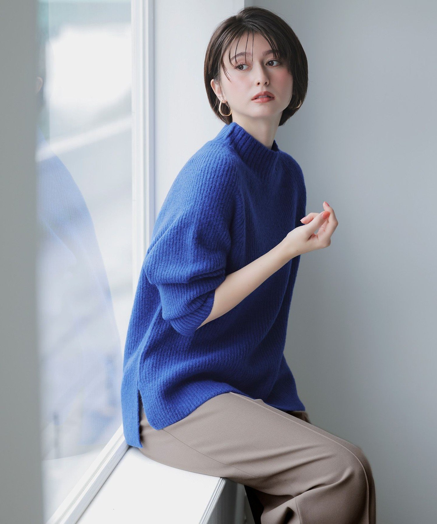 ANY SIS｜ハイネックAir ニット | Rakuten Fashion(楽天ファッション