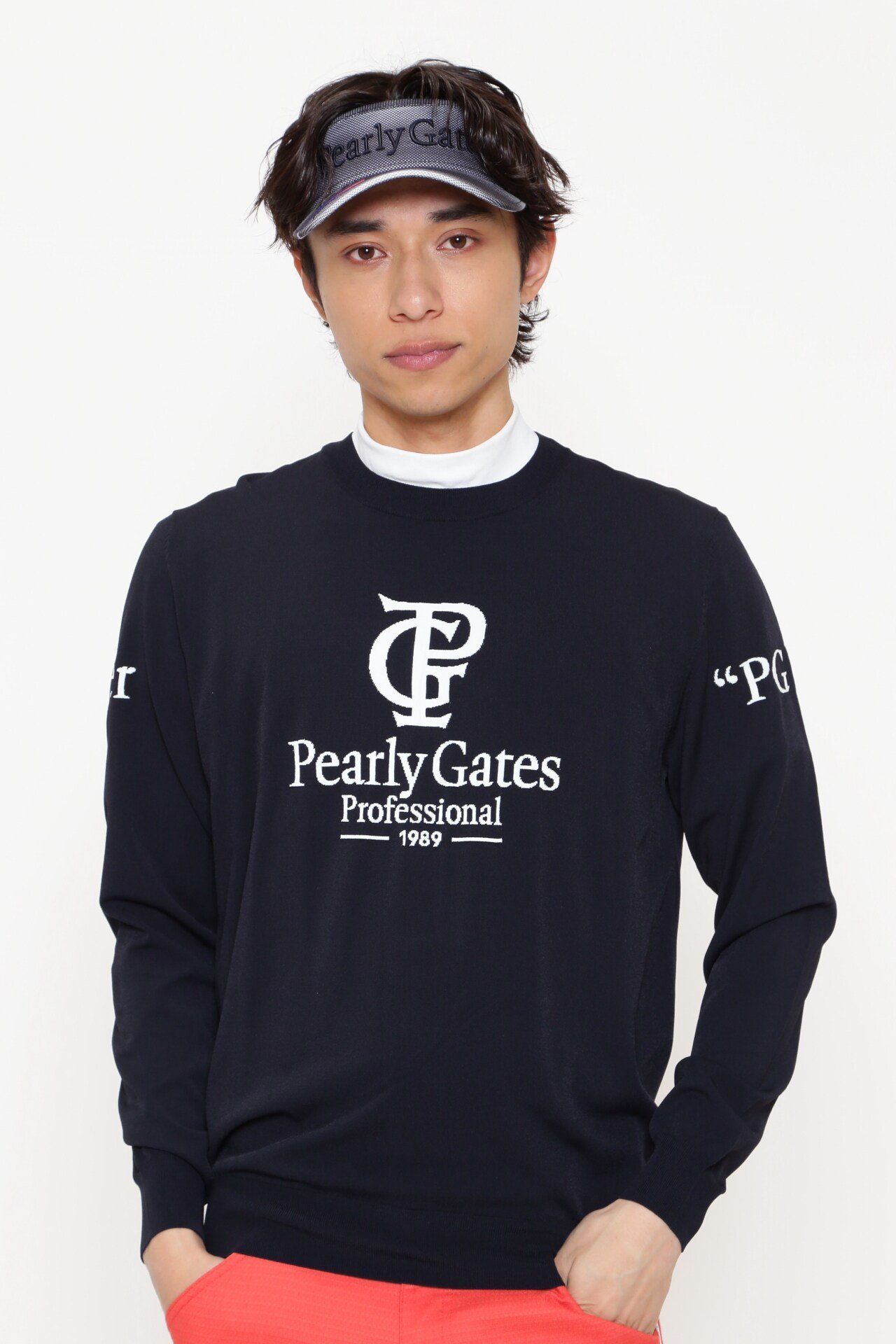 パーリーゲイツ ELITE クルーネックニットプルオーバー ＜PGPRO＞