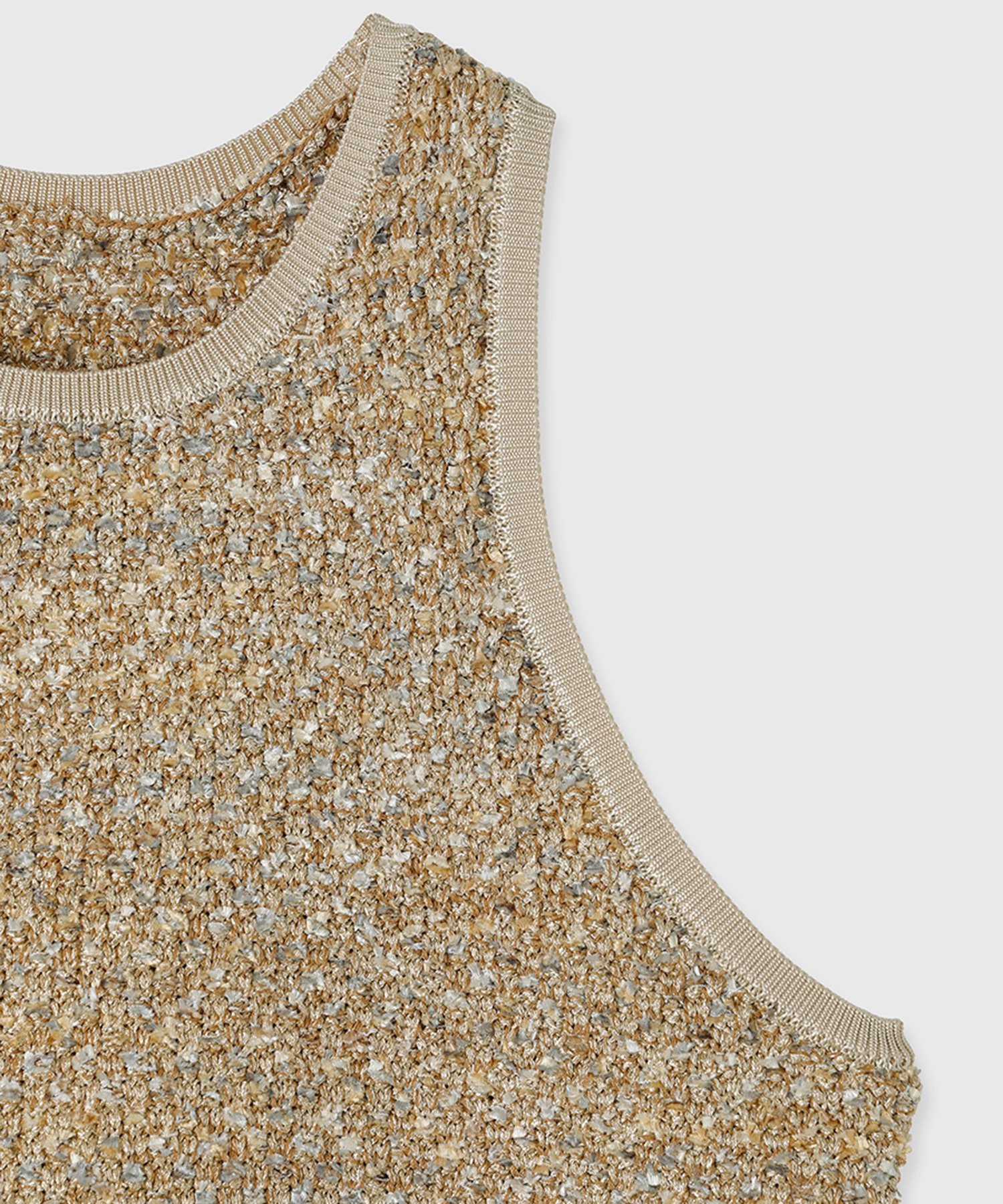 anuans｜ニットツイードタンクトップ | Rakuten Fashion(楽天