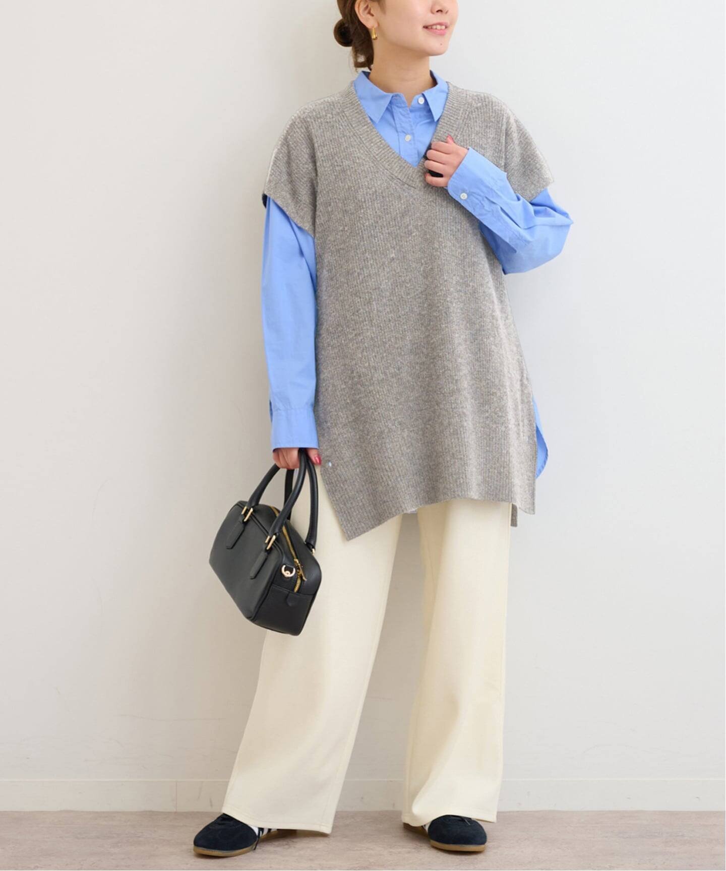 JOURNAL STANDARD relume｜ウールカシミヤミックスポンチョベスト