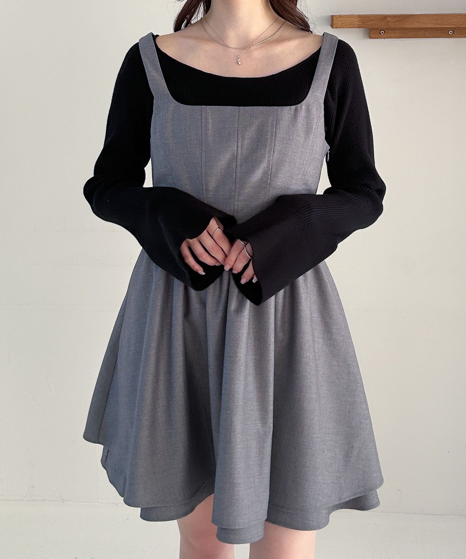 Heather｜フレアギャザーキャミミニワンピース | Rakuten Fashion(楽天