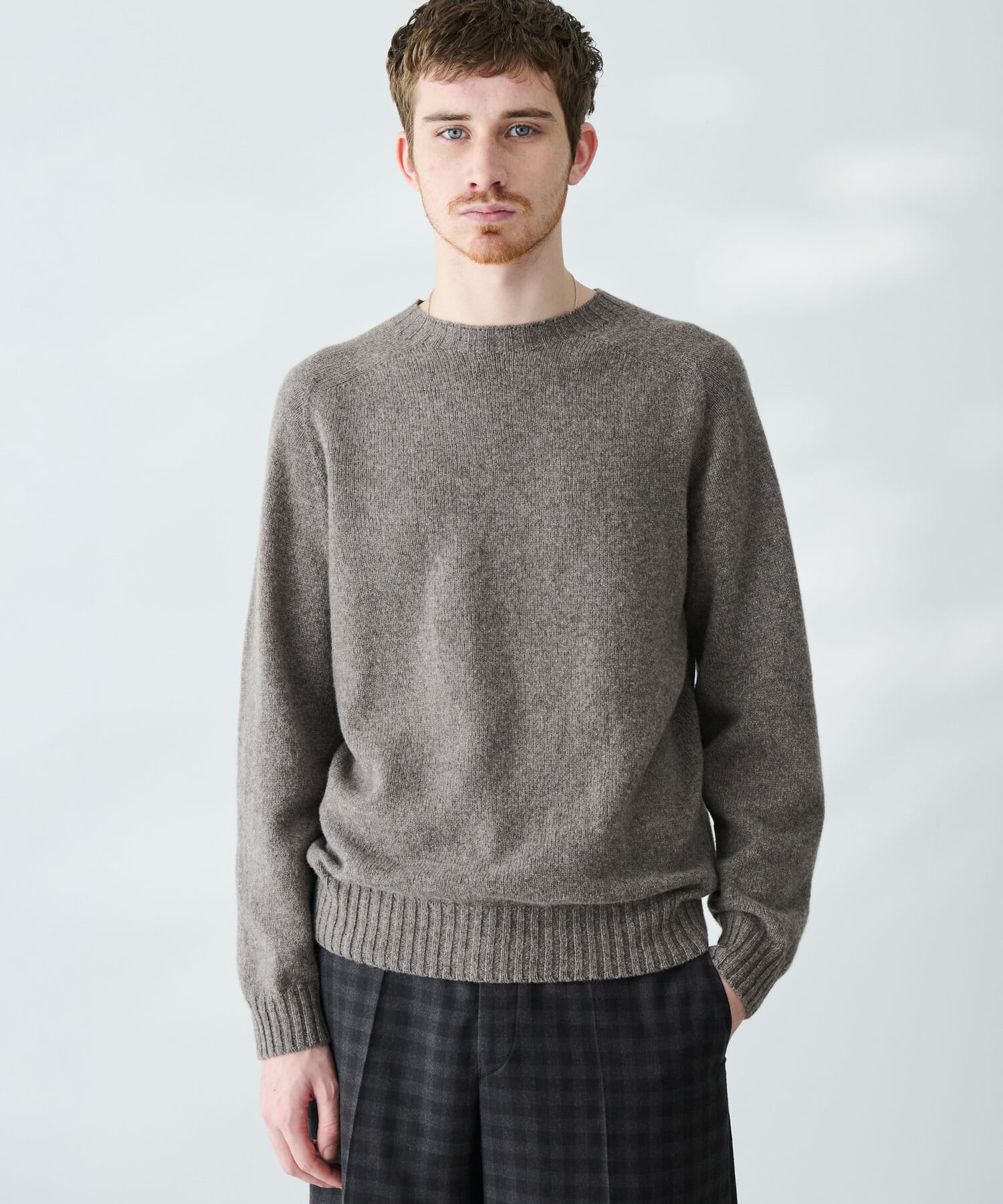 Bshop｜MORRIS & SONS | ジーロンラム クルーネックニット MEN