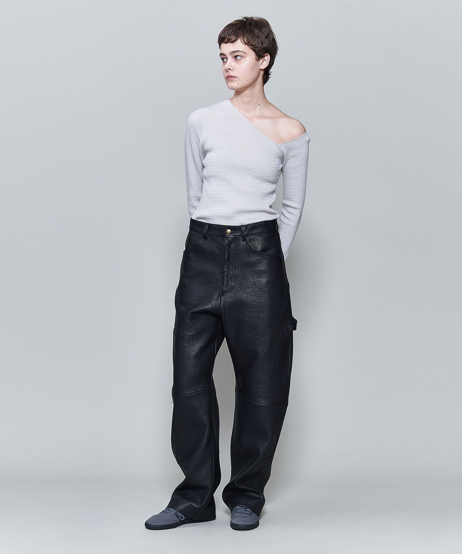 6roku ロク　シアーラガーニット 6(ROKU)＞シアー ラガー ニット