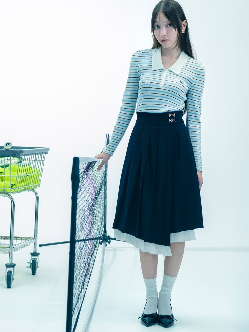 SNIDEL｜LACOSTE/ポロリブニット | Rakuten Fashion(楽天ファッション