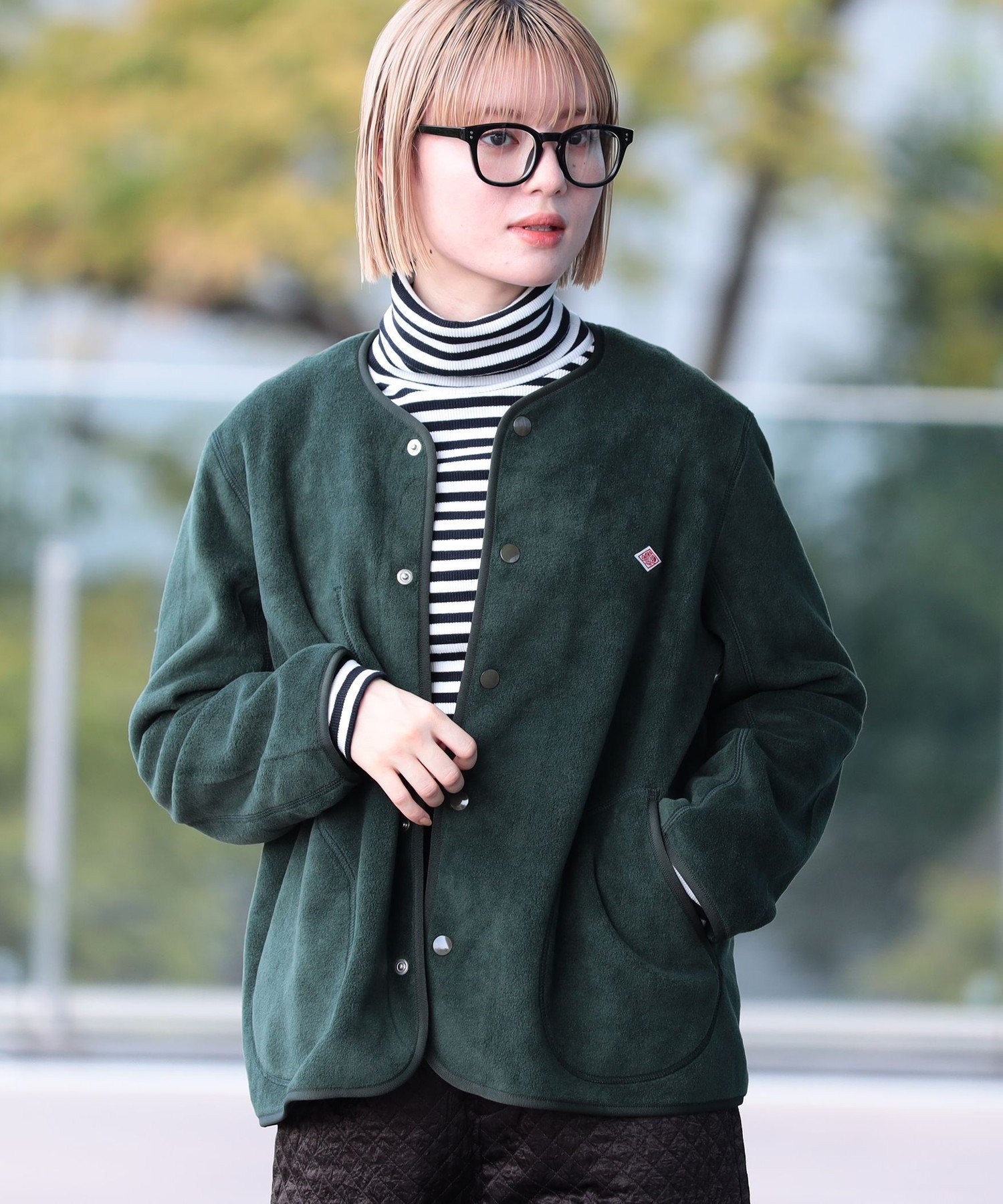 BEAMS WOMEN｜【ダントン/フリース/ノーカラー/軽量/旅行】DANTON