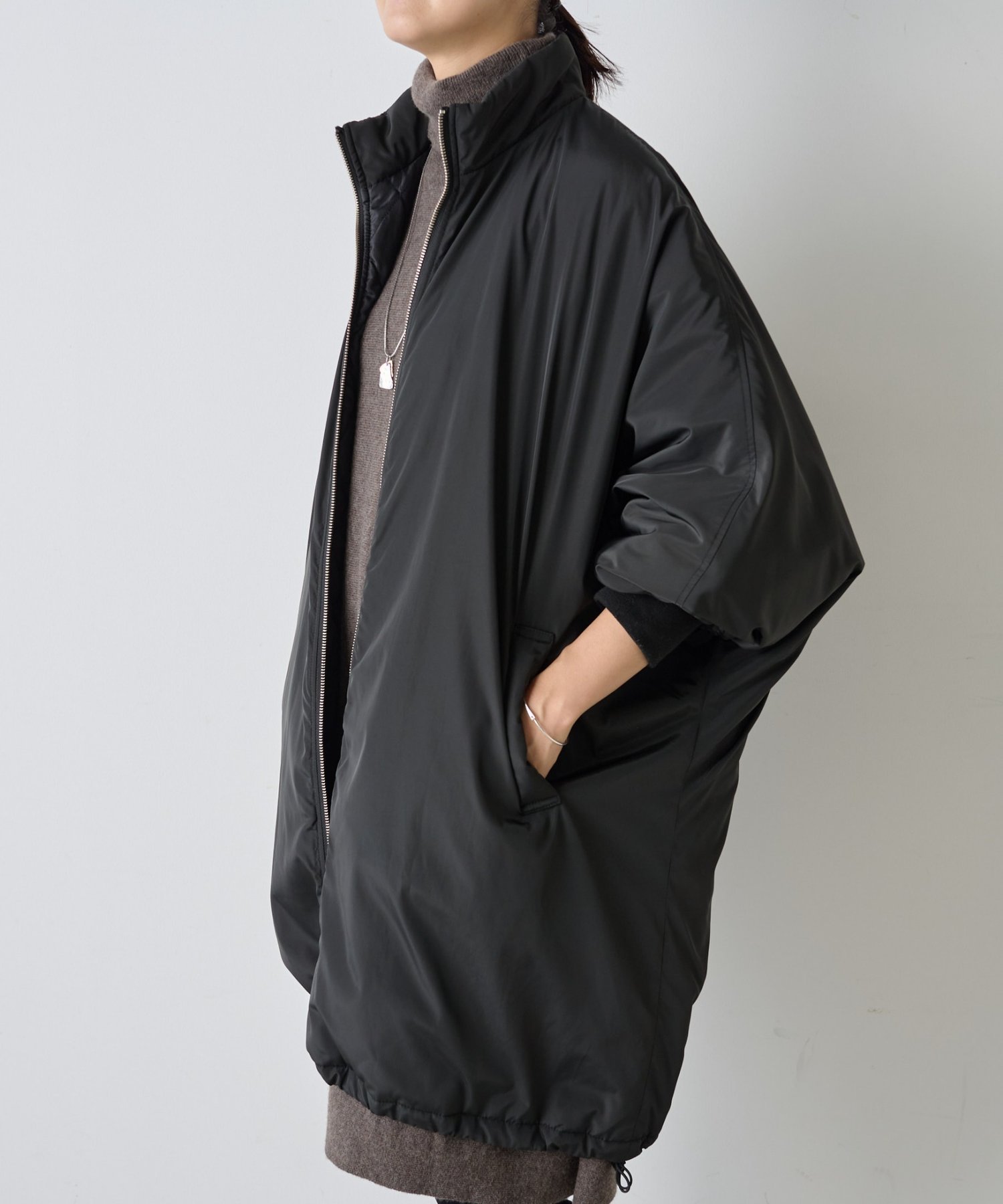 BEARDSLEY｜中綿BIGポンチョコート | Rakuten Fashion(楽天