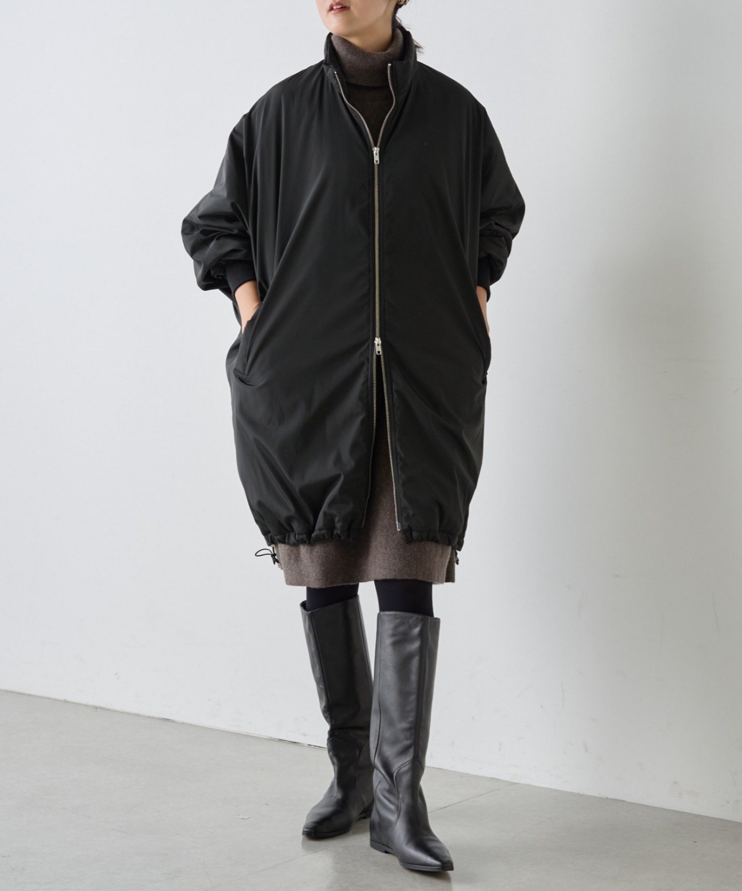 BEARDSLEY｜中綿BIGポンチョコート | Rakuten Fashion(楽天