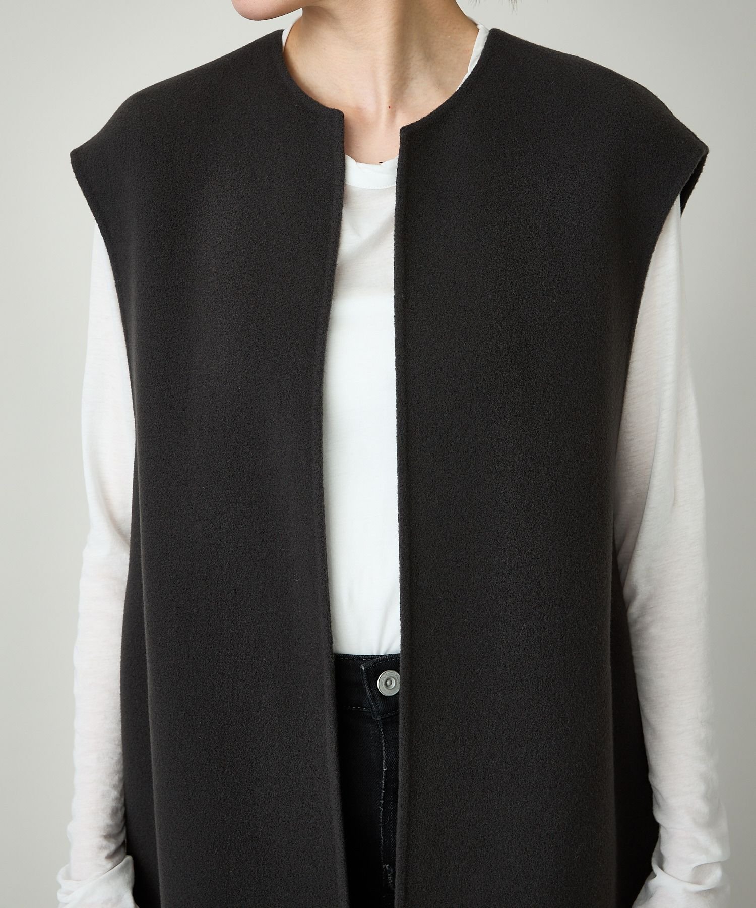 Curensology｜マンテコリバーロングベスト | Rakuten Fashion(楽天