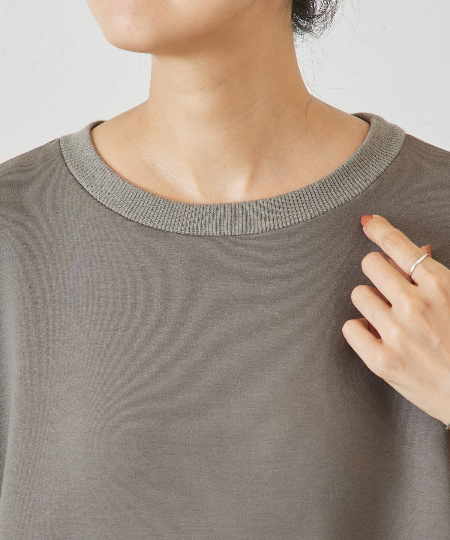 BEARDSLEY｜袖パフダンボールワンピース | Rakuten Fashion(楽天