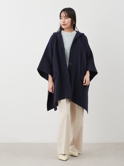 Mila Owen｜フードポンチョコート | Rakuten Fashion(楽天ファッション