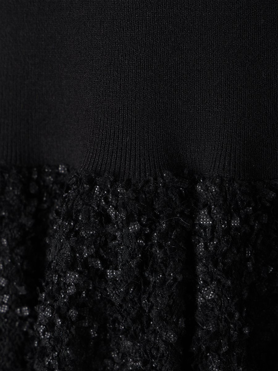 EIMY ISTOIRE｜ボートネックバルーンニットミニワンピース | Rakuten