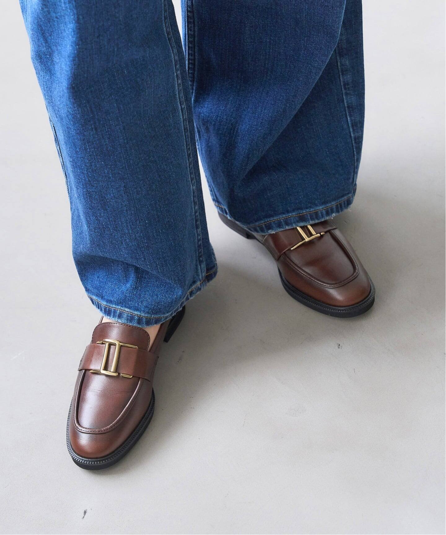 LE TALON｜《追加》レザーメタルモチーフローファー | Rakuten Fashion