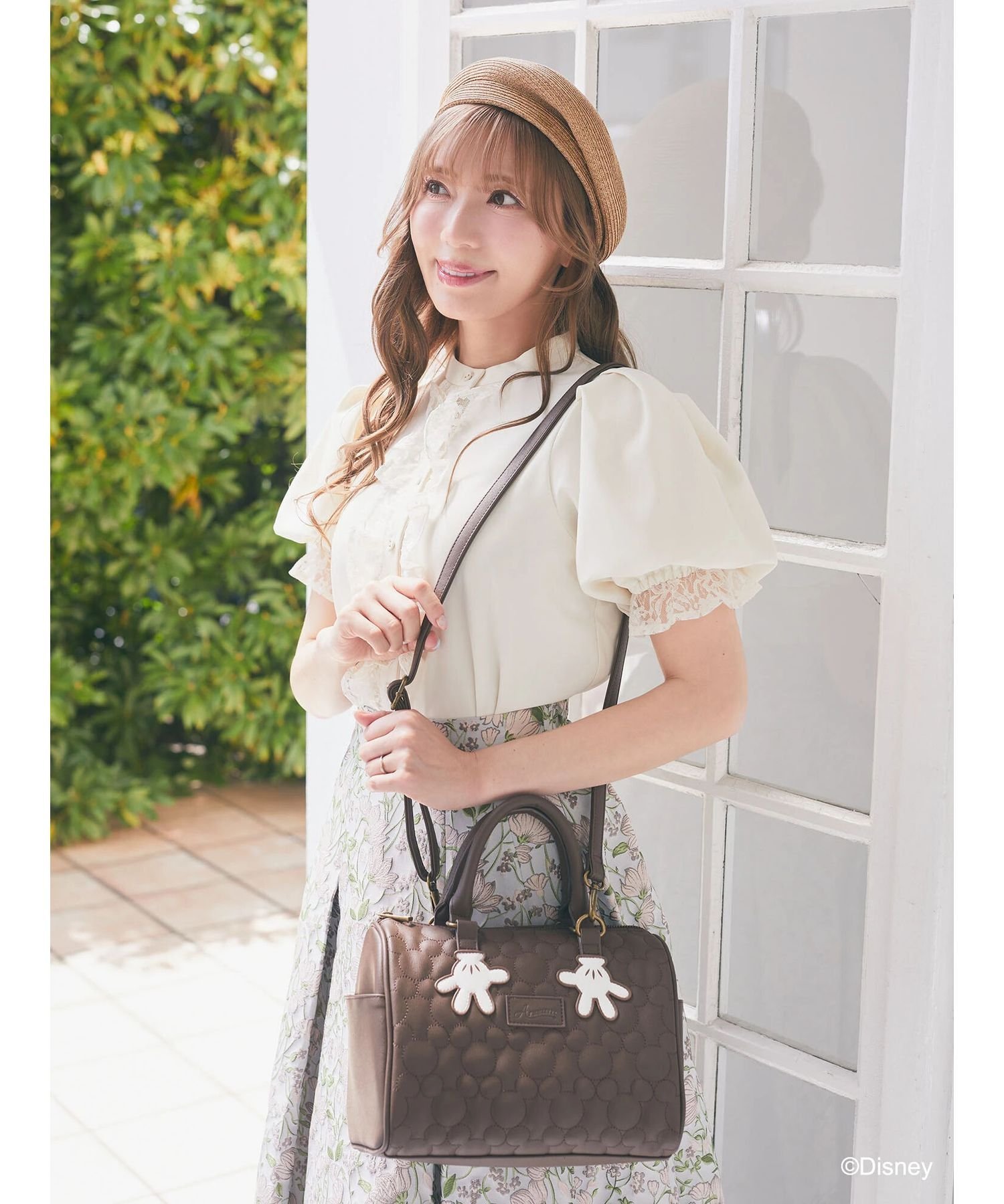 Areeam｜ミッキー/キルティングミニボストンバッグ | Rakuten Fashion