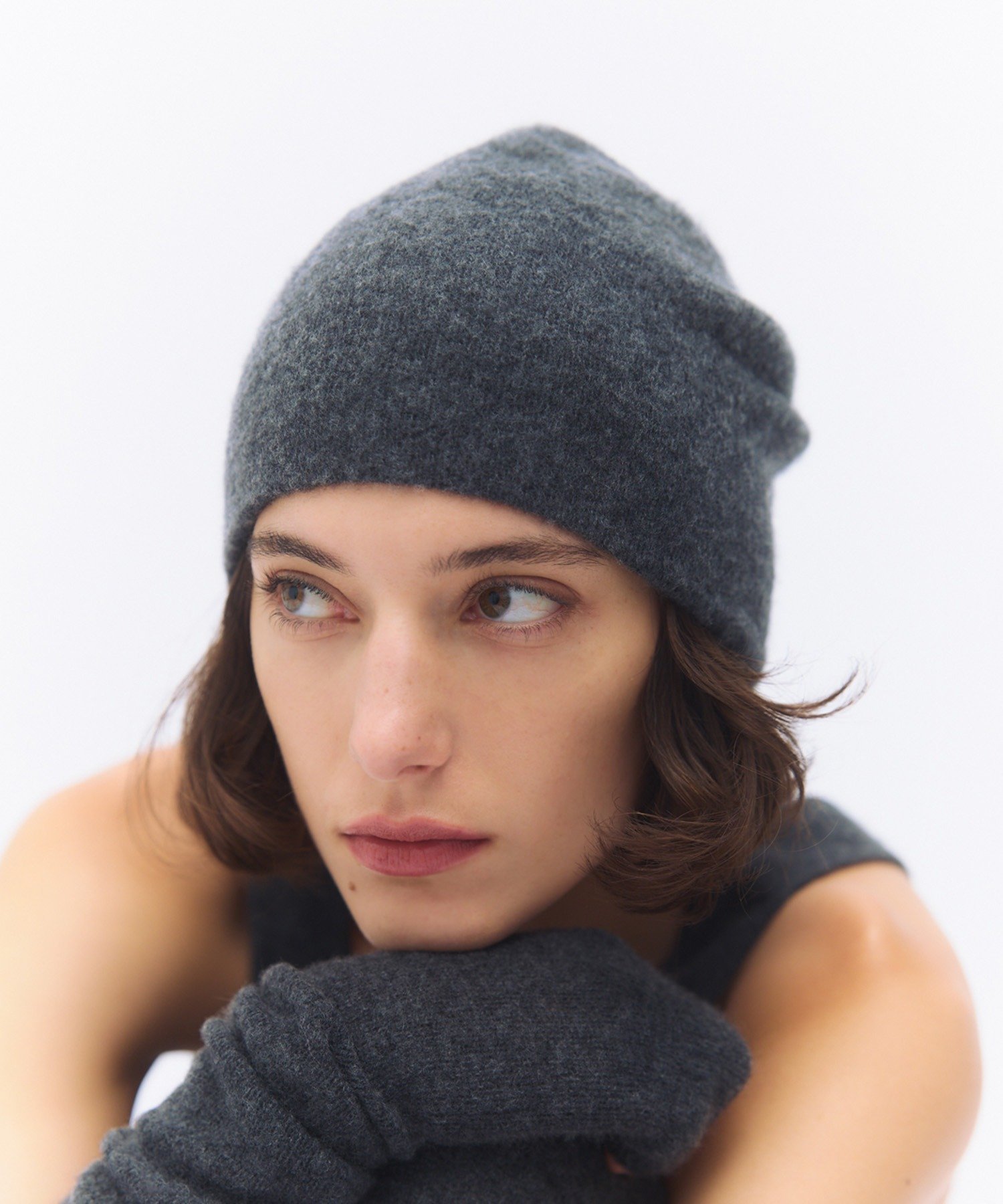 SETUP7｜elegancese/Sheer beanie (25AW) ニットキャップ ビーニー