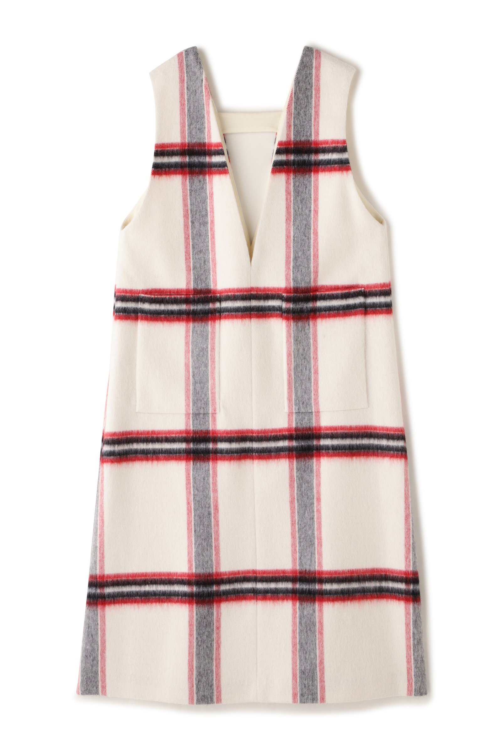 ADORE｜アルパカシャギーチェックワンピース | Rakuten Fashion(楽天