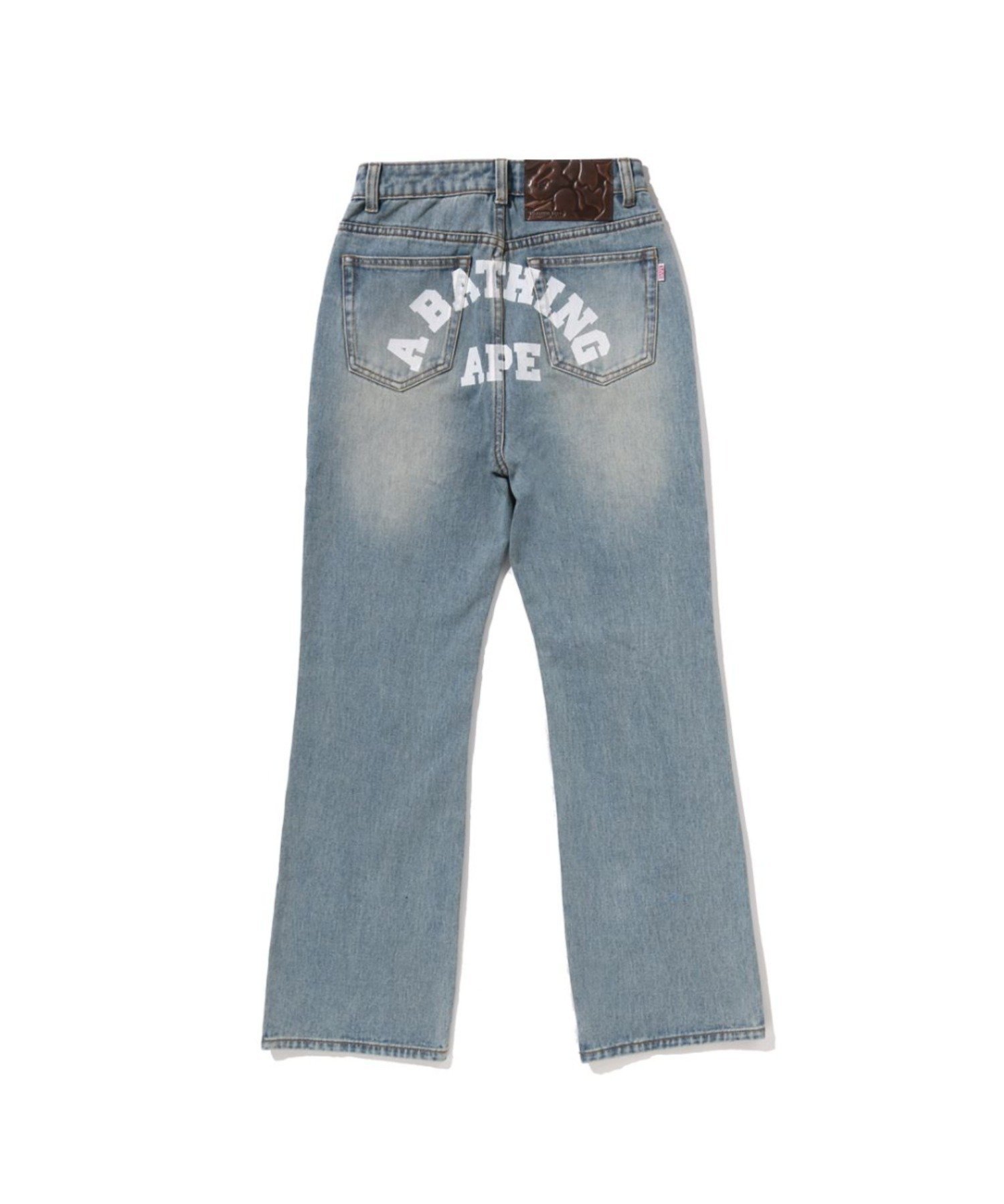 A BATHING APE｜A BATHING APE LOGO BOOTCUT DENIM PANTS | Rakuten