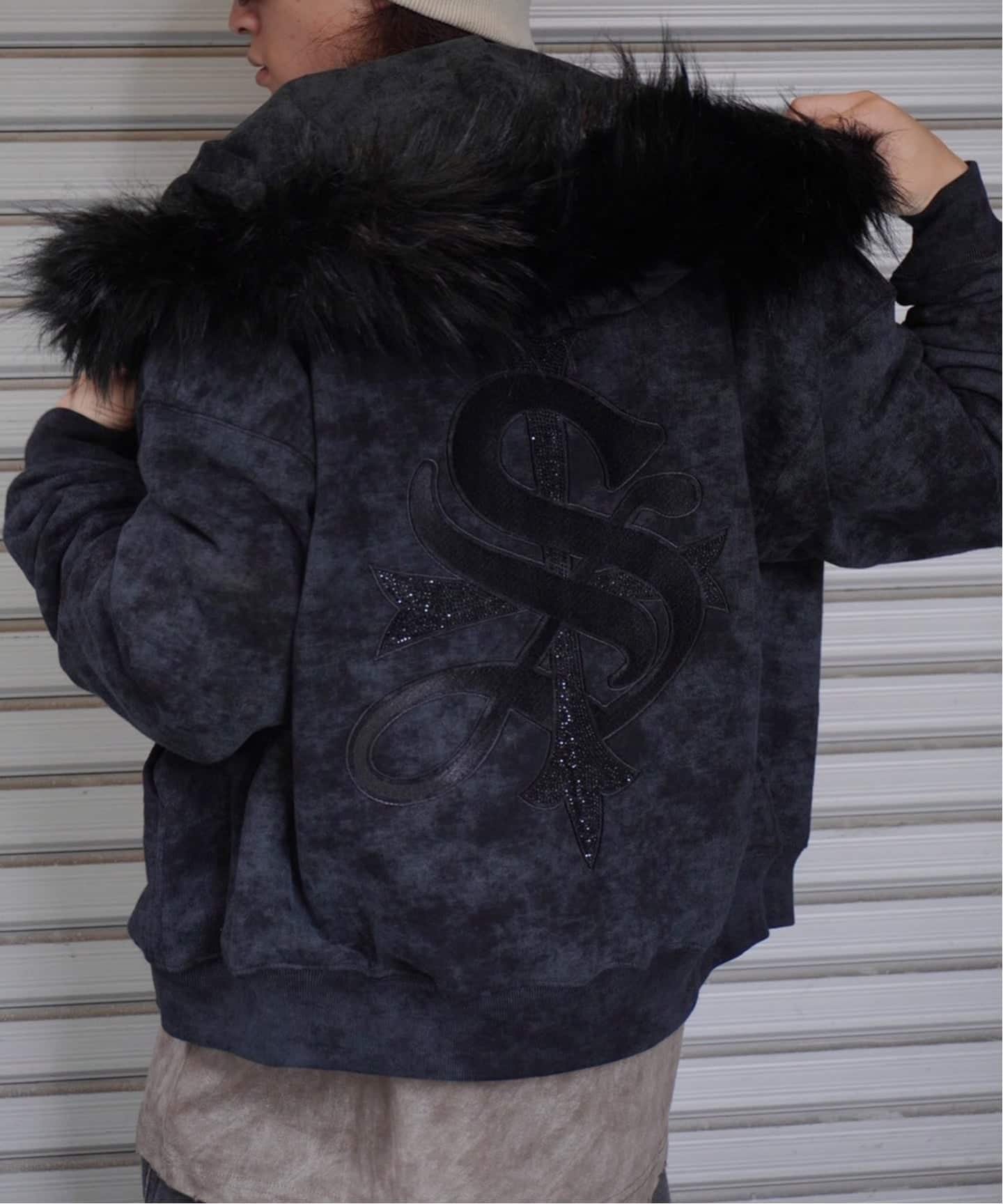 JOINT WORKS｜SUPPLIER / サプライヤー FAUX FUR CROSS ZIP HOODIE