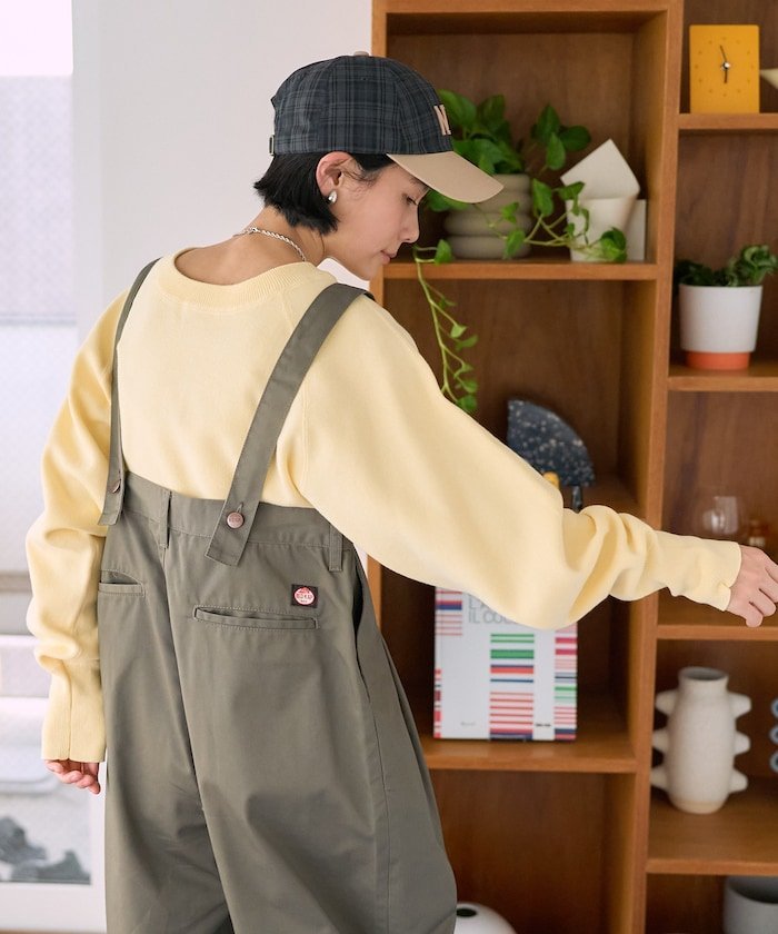 FREAK'S STORE｜別注 サスペンダー付き ビッグ 2タック ツイルパンツ