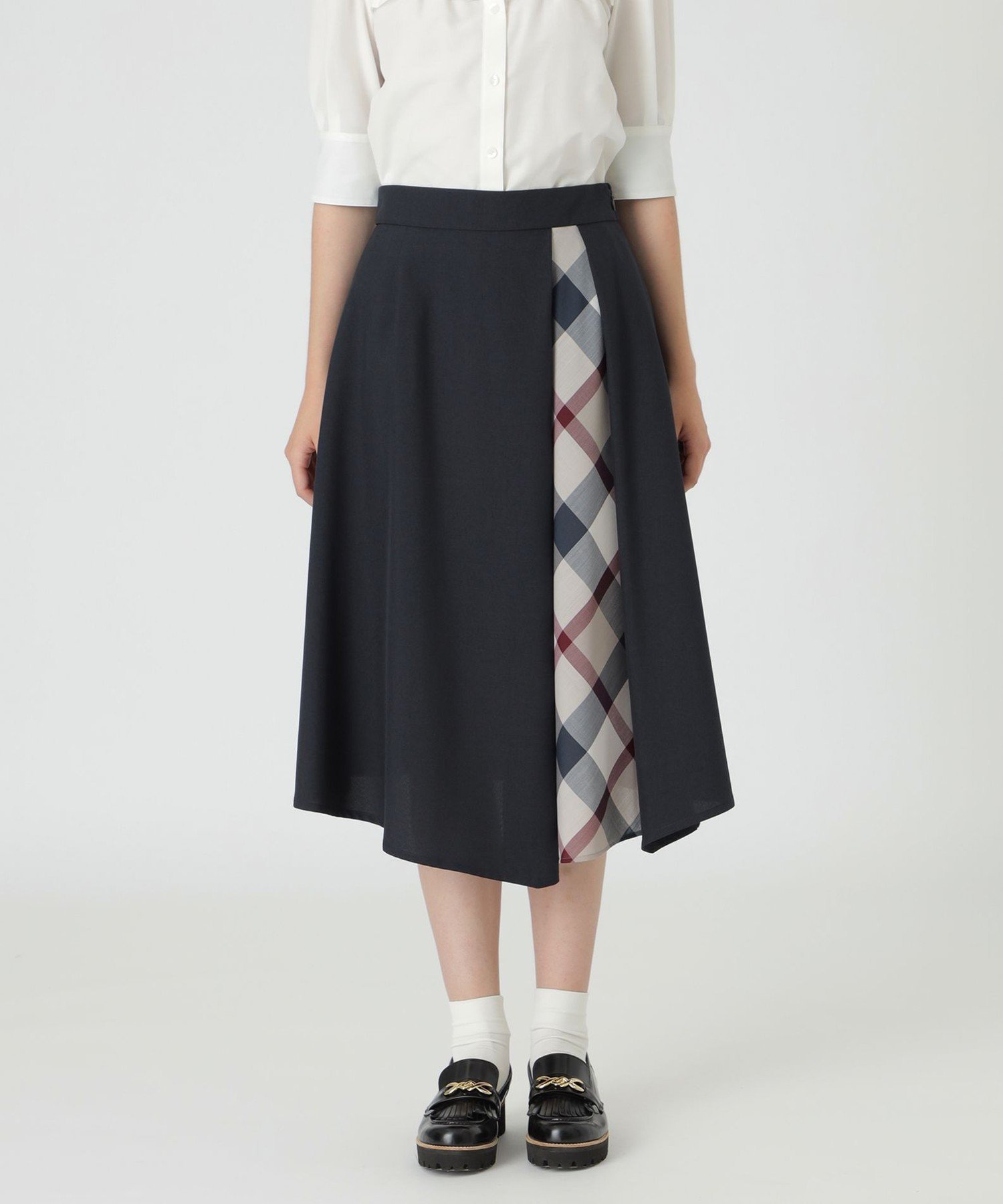 BLUE LABEL / BLACK LABEL CRESTBRIDGE｜シャンブレートロピカルフレア